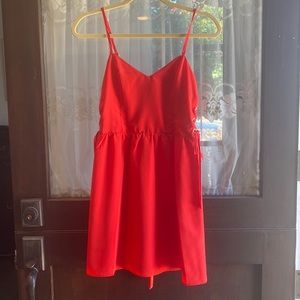 Parker tangerine dress